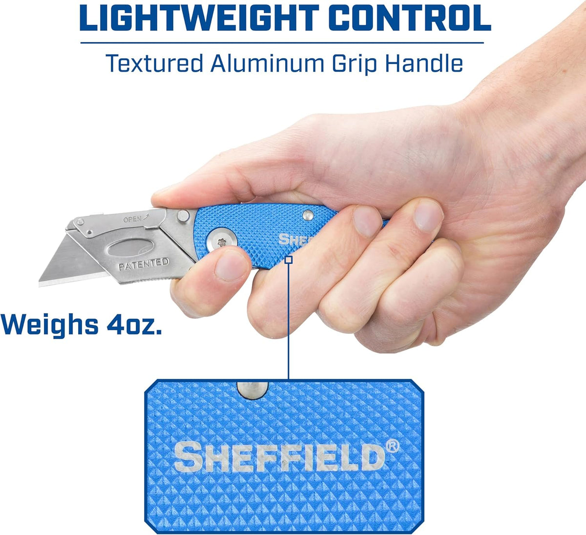 12514 Lock Back Utility Knife with Aluminum Handle