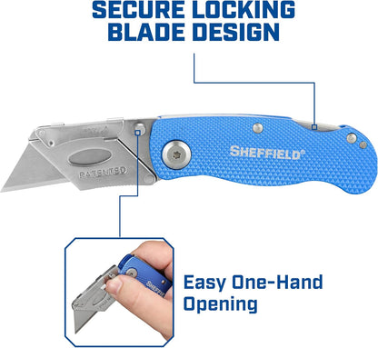12514 Lock Back Utility Knife with Aluminum Handle