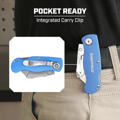 12514 Lock Back Utility Knife with Aluminum Handle
