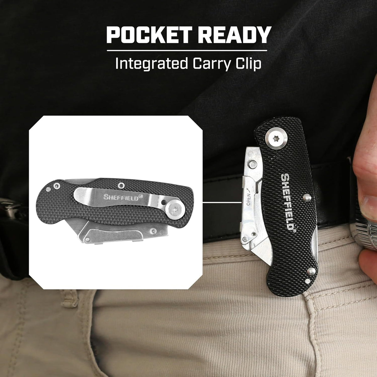 12514 Lock Back Utility Knife with Aluminum Handle