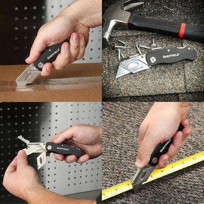 12514 Lock Back Utility Knife with Aluminum Handle
