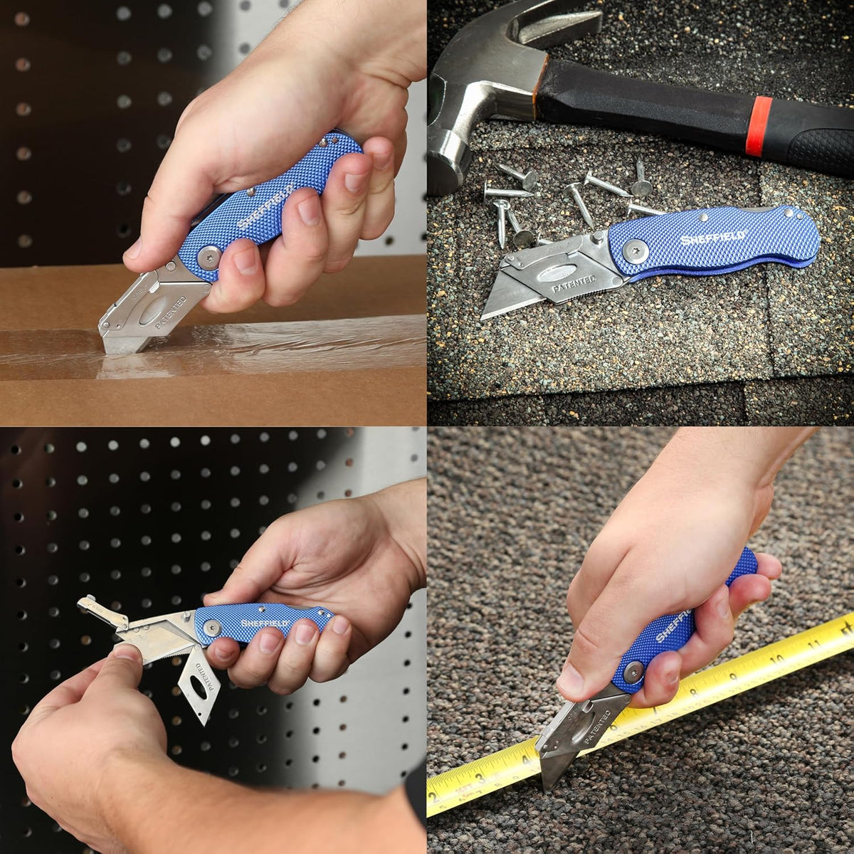 12514 Lock Back Utility Knife with Aluminum Handle