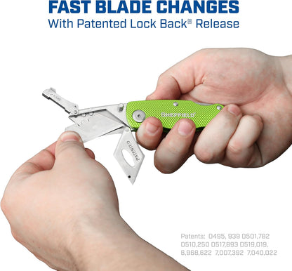 12514 Lock Back Utility Knife with Aluminum Handle