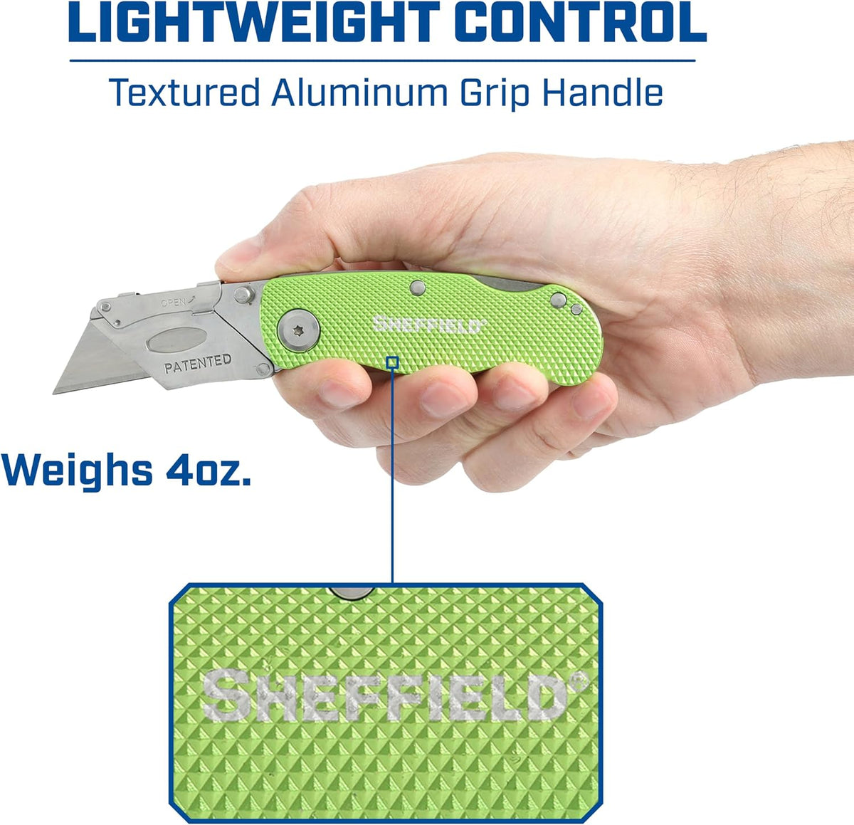 12514 Lock Back Utility Knife with Aluminum Handle