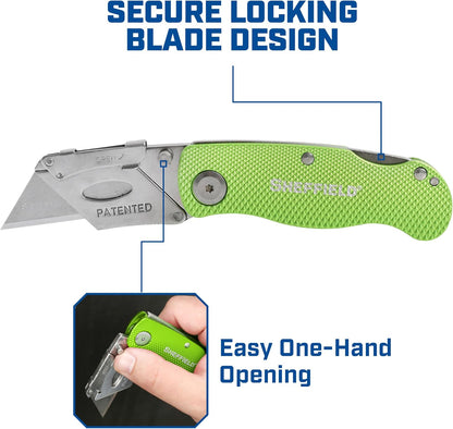 12514 Lock Back Utility Knife with Aluminum Handle