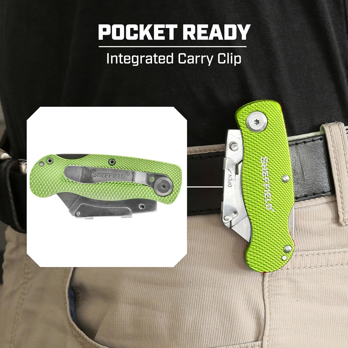 12514 Lock Back Utility Knife with Aluminum Handle