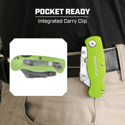 12514 Lock Back Utility Knife with Aluminum Handle