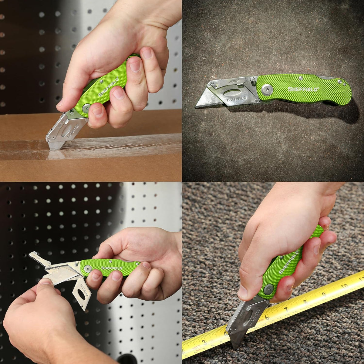 12514 Lock Back Utility Knife with Aluminum Handle