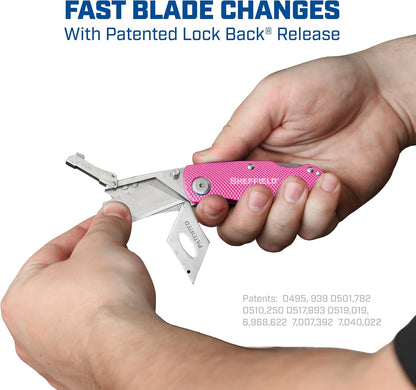 12514 Lock Back Utility Knife with Aluminum Handle