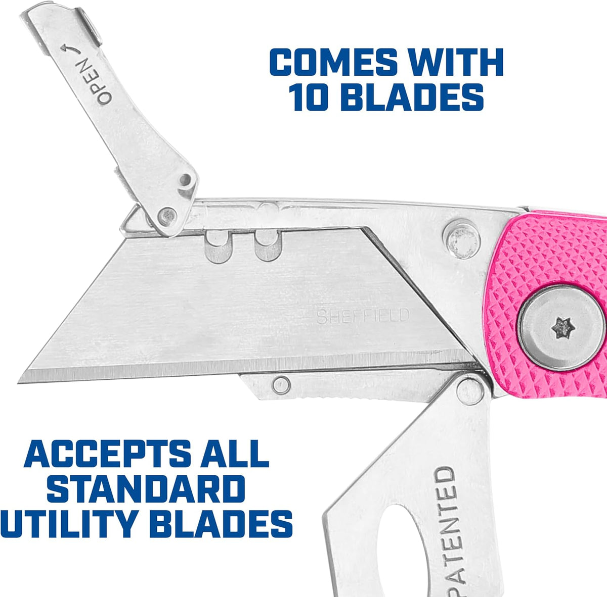 12514 Lock Back Utility Knife with Aluminum Handle