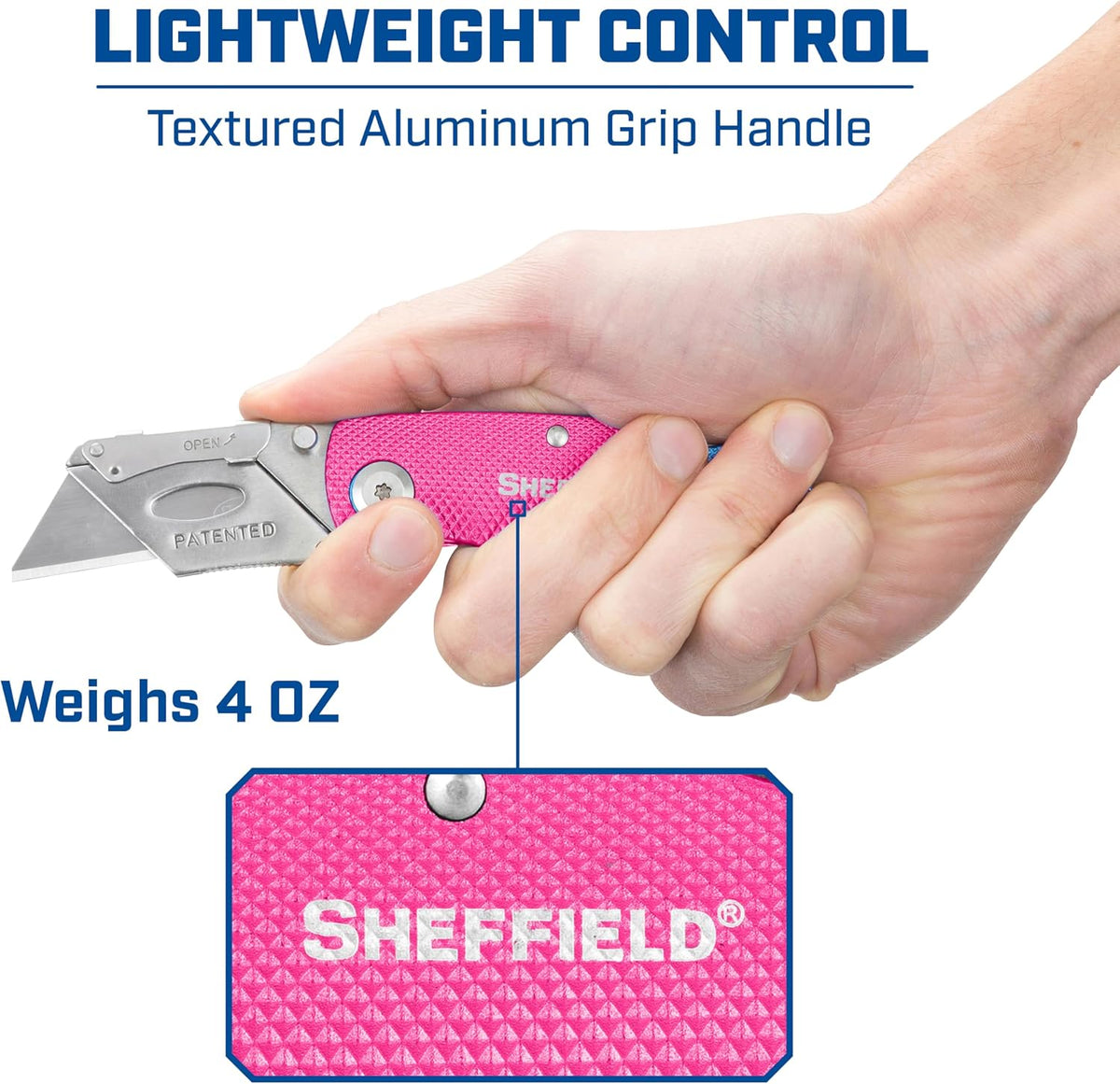 12514 Lock Back Utility Knife with Aluminum Handle