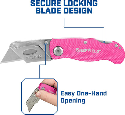 12514 Lock Back Utility Knife with Aluminum Handle