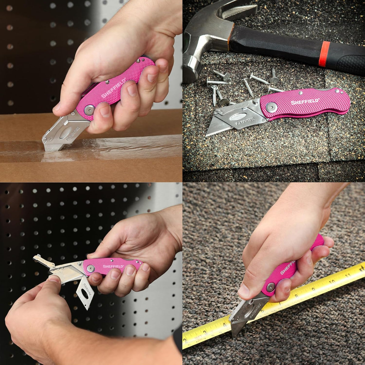 12514 Lock Back Utility Knife with Aluminum Handle