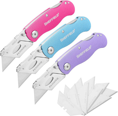 12514 Lock Back Utility Knife with Aluminum Handle