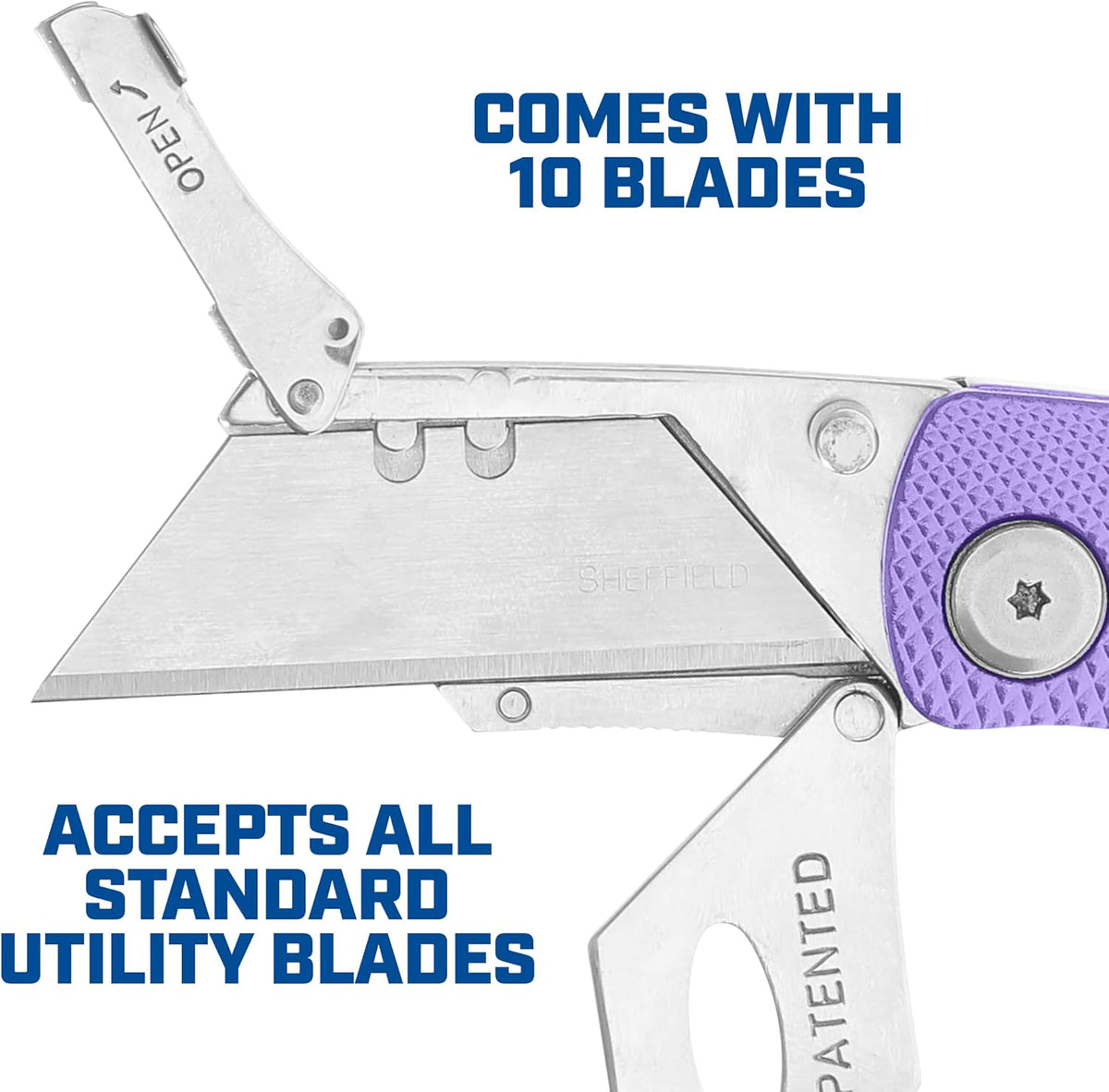 12514 Lock Back Utility Knife with Aluminum Handle