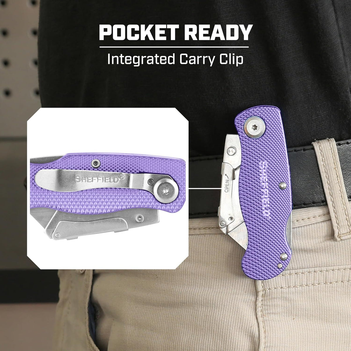 12514 Lock Back Utility Knife with Aluminum Handle
