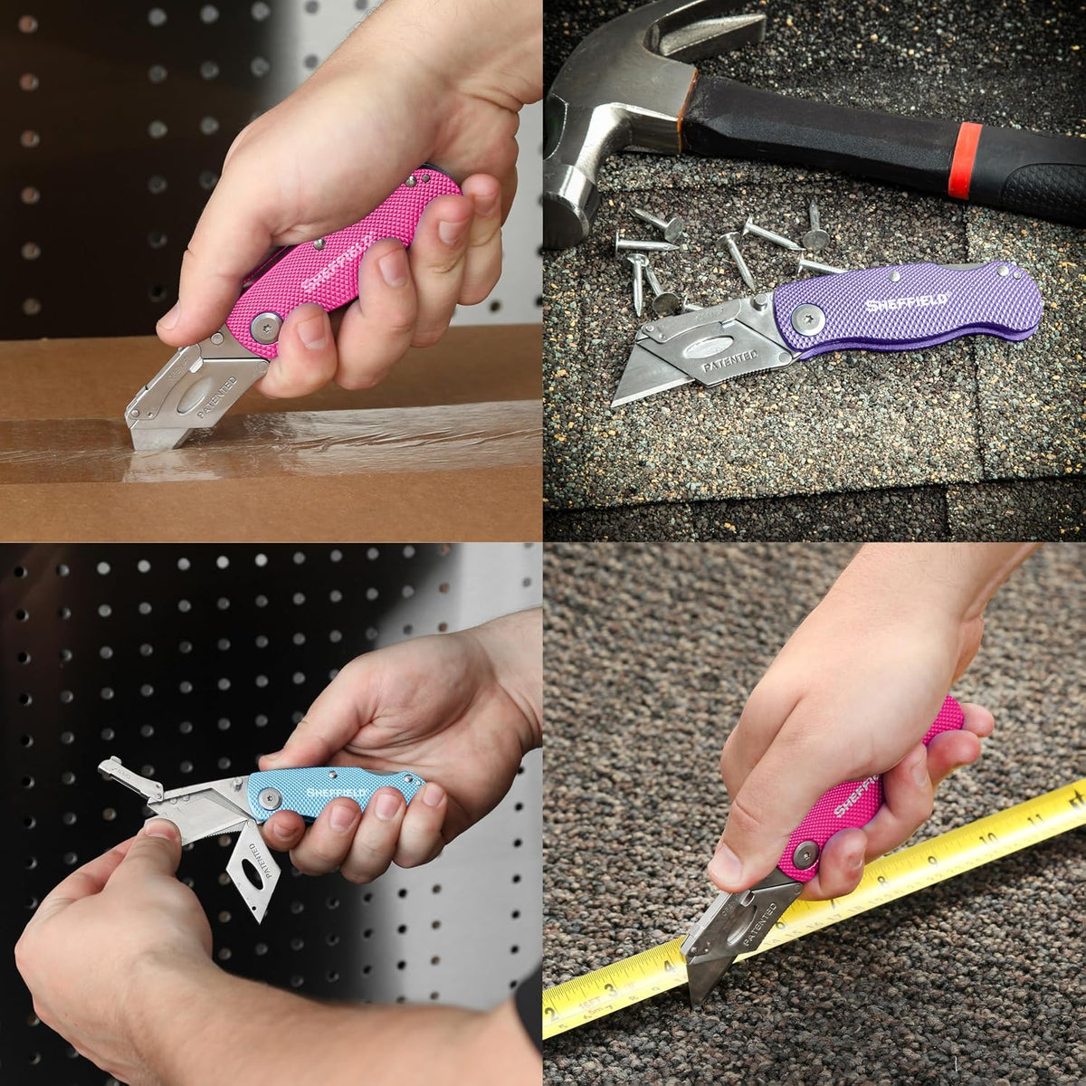 12514 Lock Back Utility Knife with Aluminum Handle