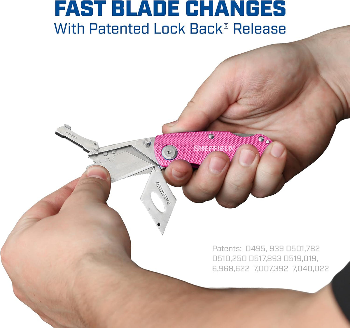 12514 Lock Back Utility Knife with Aluminum Handle