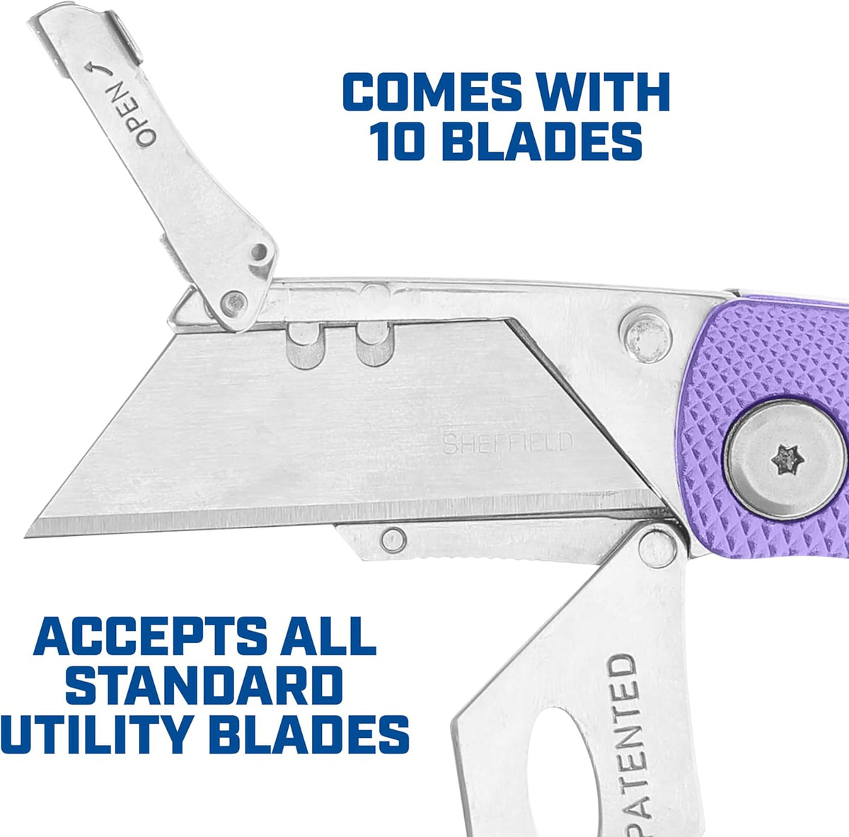 12514 Lock Back Utility Knife with Aluminum Handle