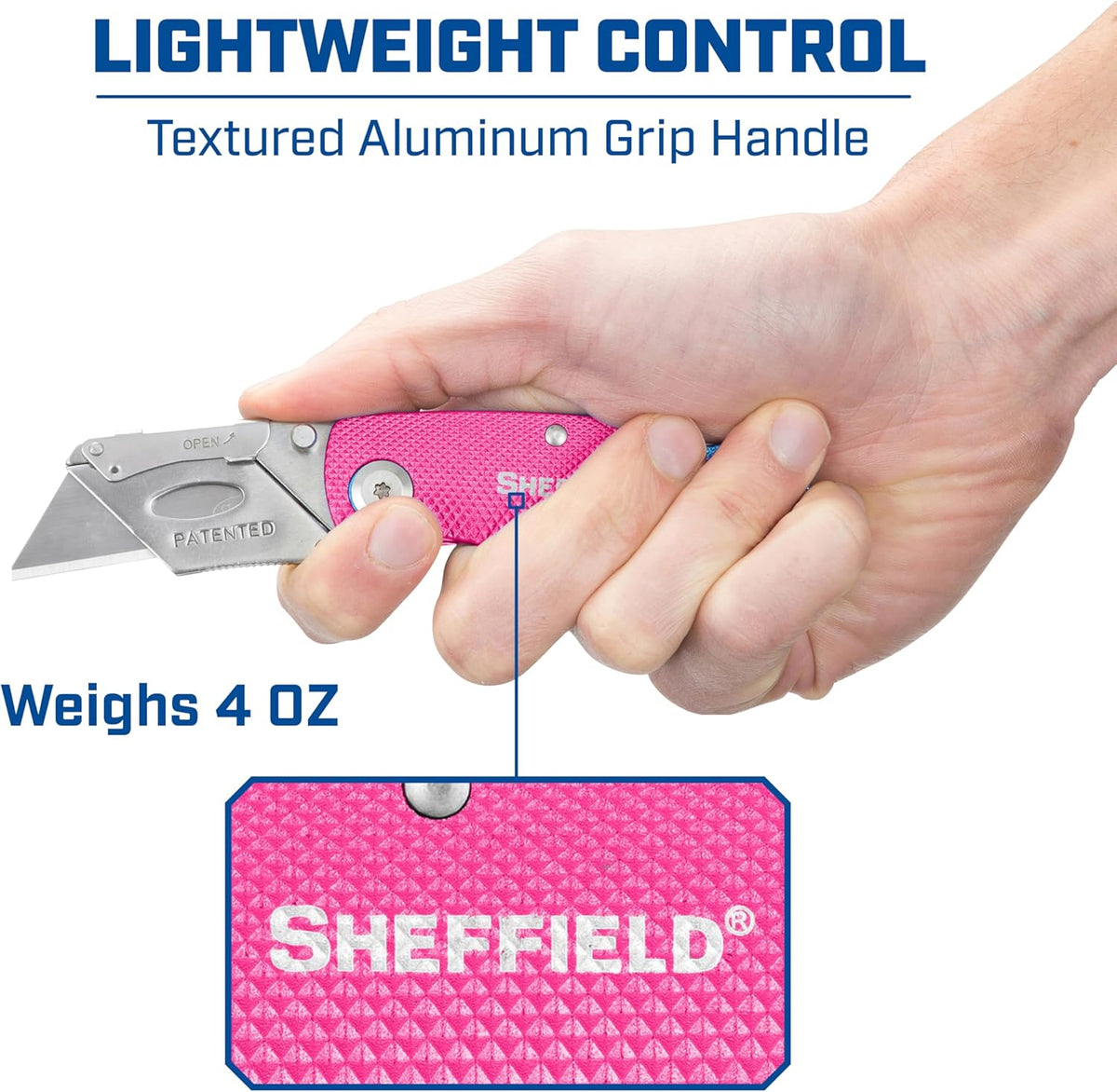 12514 Lock Back Utility Knife with Aluminum Handle