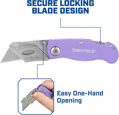 12514 Lock Back Utility Knife with Aluminum Handle