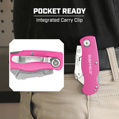 12514 Lock Back Utility Knife with Aluminum Handle