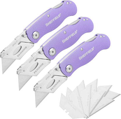 12514 Lock Back Utility Knife with Aluminum Handle