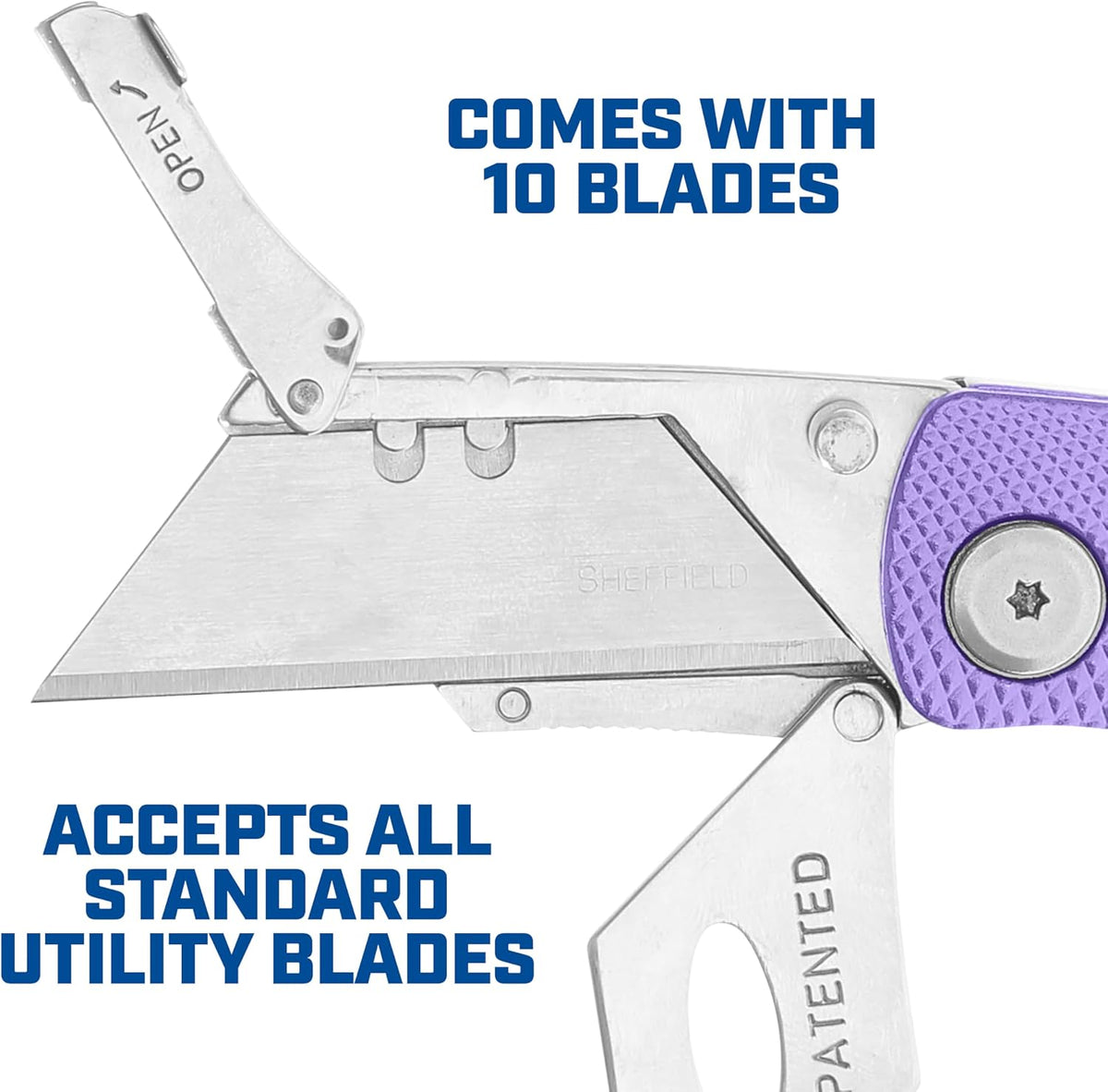 12514 Lock Back Utility Knife with Aluminum Handle