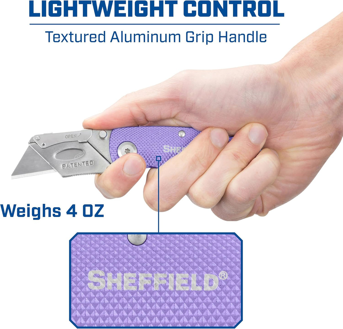 12514 Lock Back Utility Knife with Aluminum Handle