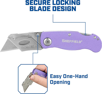 12514 Lock Back Utility Knife with Aluminum Handle