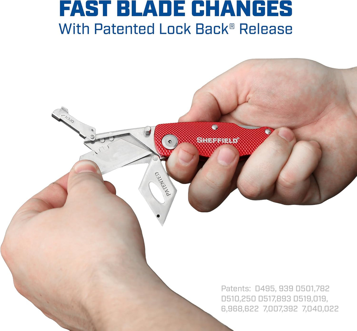 12514 Lock Back Utility Knife with Aluminum Handle