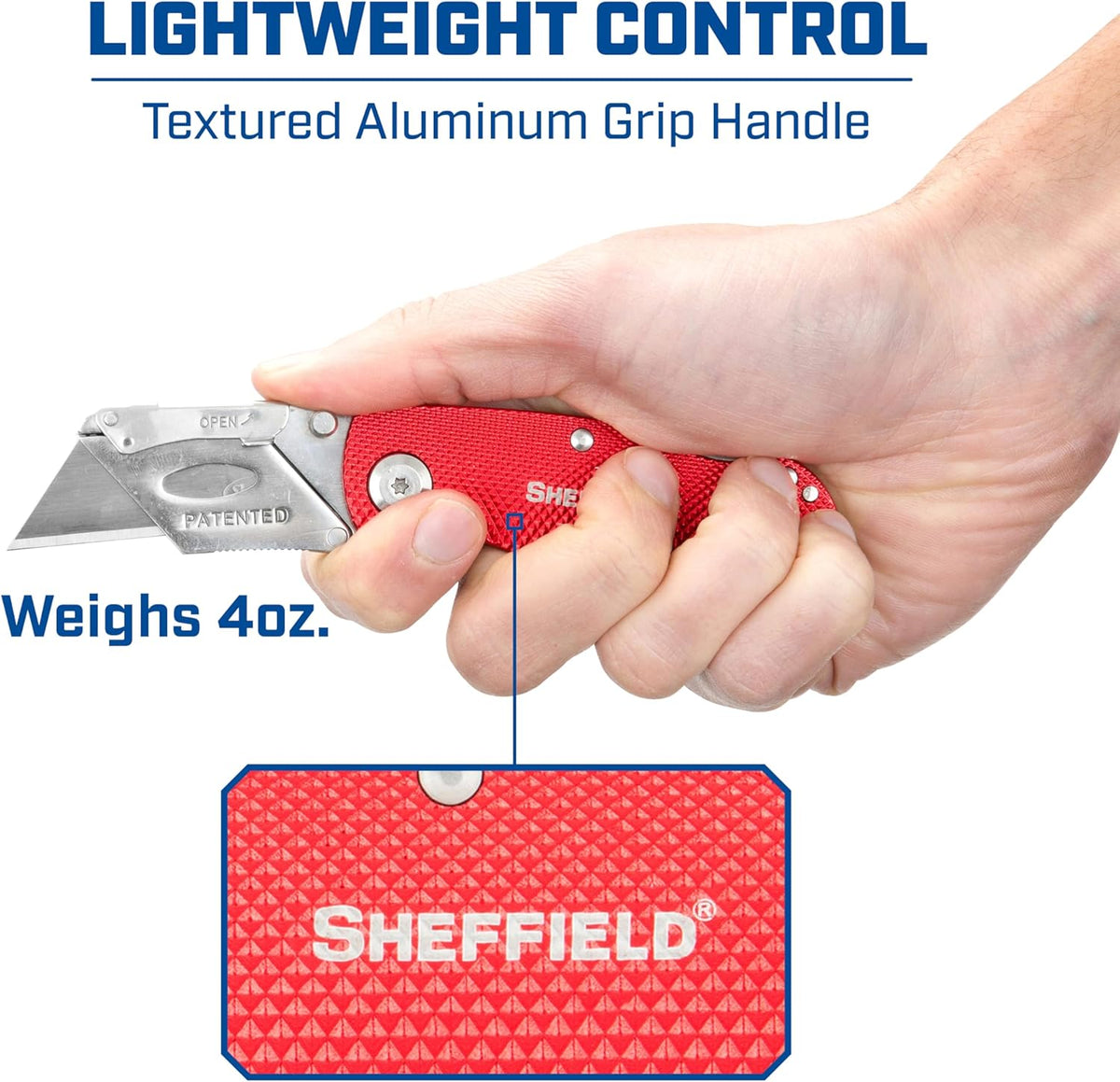 12514 Lock Back Utility Knife with Aluminum Handle