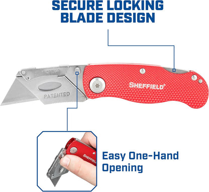 12514 Lock Back Utility Knife with Aluminum Handle