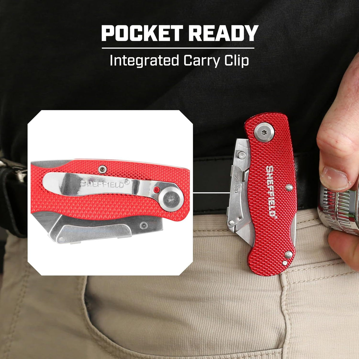 12514 Lock Back Utility Knife with Aluminum Handle
