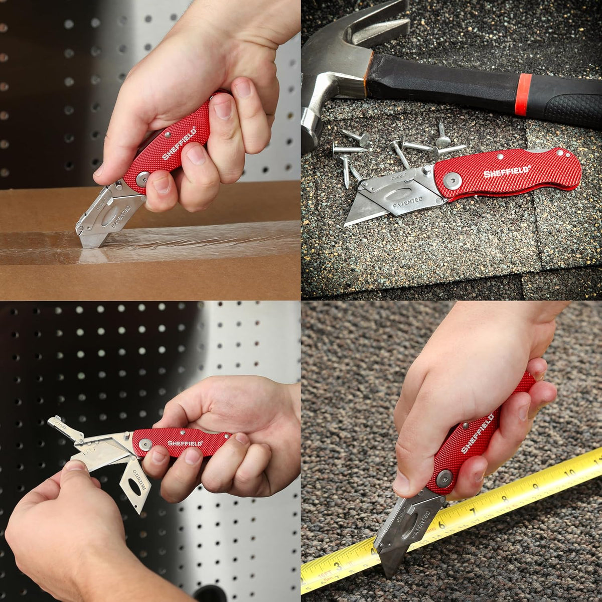 12514 Lock Back Utility Knife with Aluminum Handle