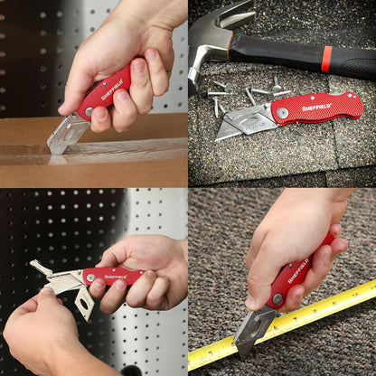 12514 Lock Back Utility Knife with Aluminum Handle