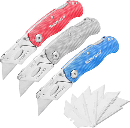 12514 Lock Back Utility Knife with Aluminum Handle