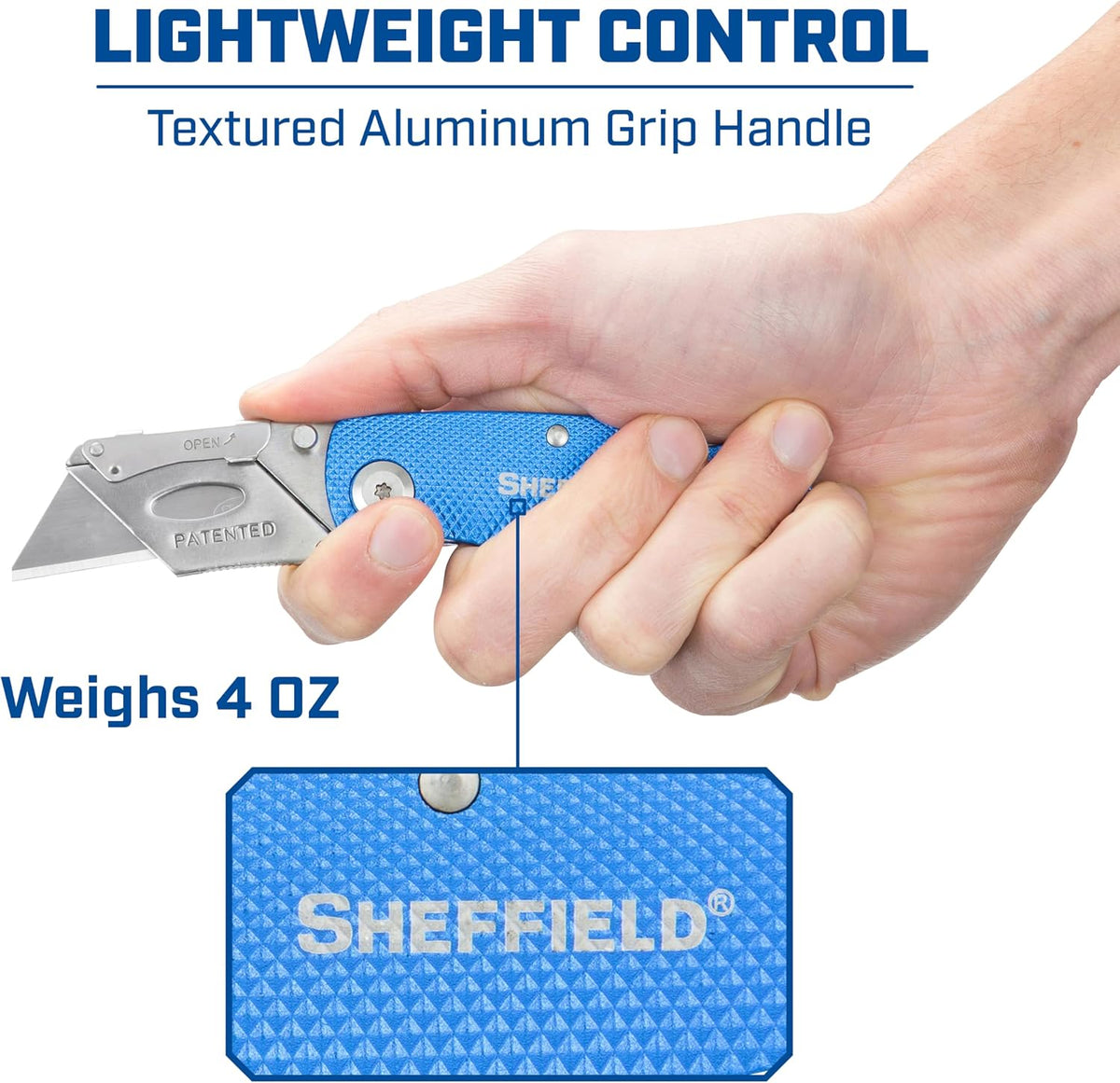 12514 Lock Back Utility Knife with Aluminum Handle