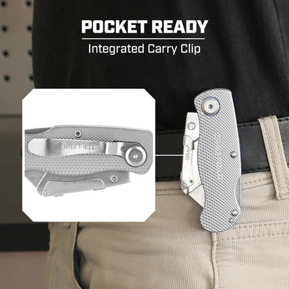 12514 Lock Back Utility Knife with Aluminum Handle
