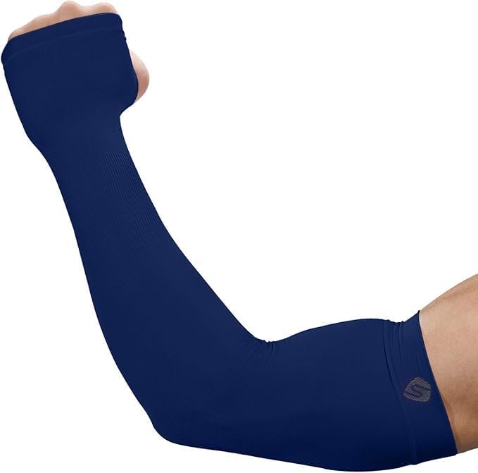 Arm Sleeves for Men Women UV Sun Protection Compression Arm Warmer Tattoo Cover Up, Sports Golf Cooling Sleeves