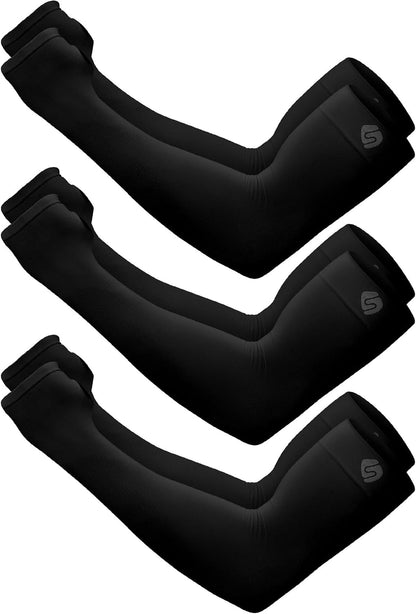 Arm Sleeves for Men Women UV Sun Protection Compression Arm Warmer Tattoo Cover Up, Sports Golf Cooling Sleeves