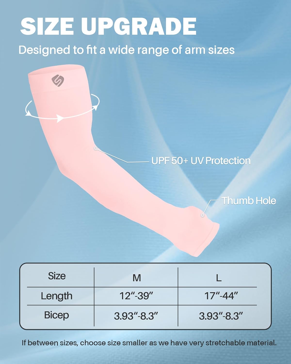 Arm Sleeves for Men Women UV Sun Protection Compression Arm Warmer Tattoo Cover Up, Sports Golf Cooling Sleeves