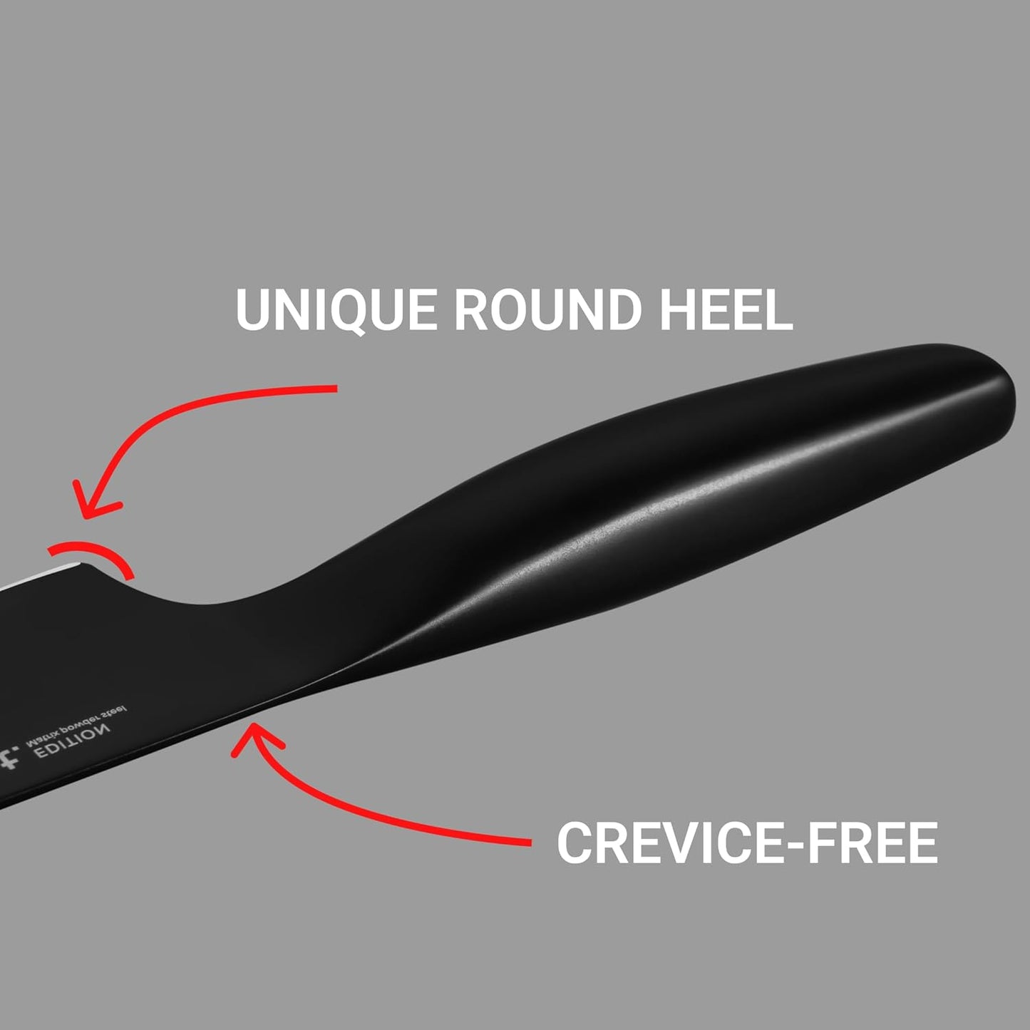 HAST 6-Inch Santoku Knife - Ultra-Sharp Japanese Chef Knife, Advanced Powder Steel, Lightweight, Ergonomic Handle, Sleek Minimalist Design, Red Dot Award Winner (Titanium Black)