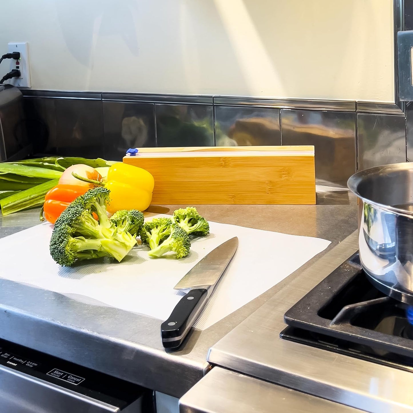 E-Z Board Disposable Plastic Cutting Board, 20 Square Feet, Easy Clean-Up and Convenient Use, Ideal for Camping, Hunting, Boating, and For People With Food Allergies, Clear