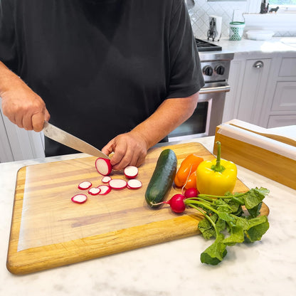 E-Z Board Disposable Plastic Cutting Board, 20 Square Feet, Easy Clean-Up and Convenient Use, Ideal for Camping, Hunting, Boating, and For People With Food Allergies, Clear