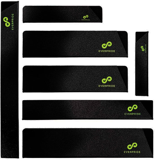 Chef Knife Sheath Set (7-Piece Set) Universal Blade Edge Cover Guards for Chef’s and Kitchen Knives – Durable, BPA-Free, Felt Lined, Sturdy ABS Plastic – Knives Not Included