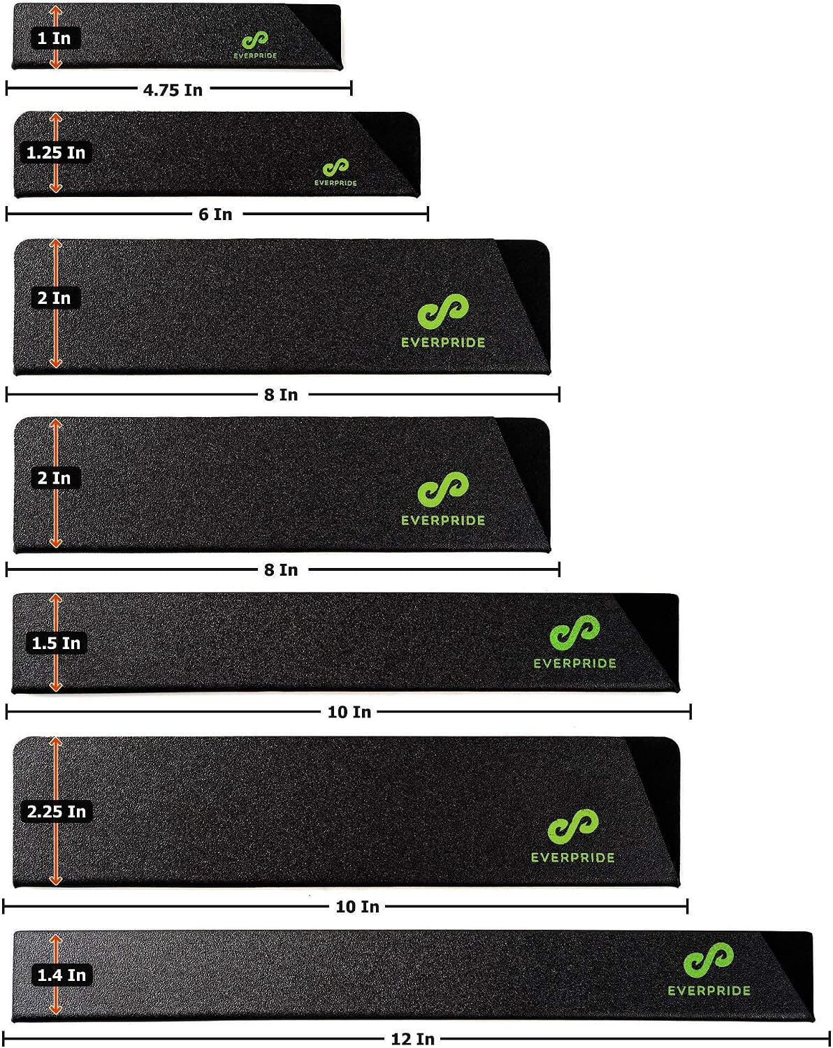Chef Knife Sheath Set (7-Piece Set) Universal Blade Edge Cover Guards for Chef’s and Kitchen Knives – Durable, BPA-Free, Felt Lined, Sturdy ABS Plastic – Knives Not Included