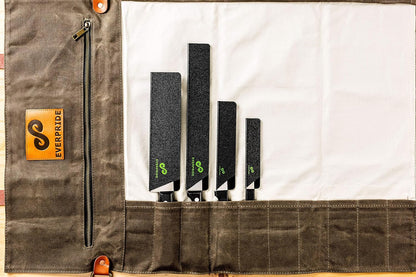 Chef Knife Sheath Set (7-Piece Set) Universal Blade Edge Cover Guards for Chef’s and Kitchen Knives – Durable, BPA-Free, Felt Lined, Sturdy ABS Plastic – Knives Not Included