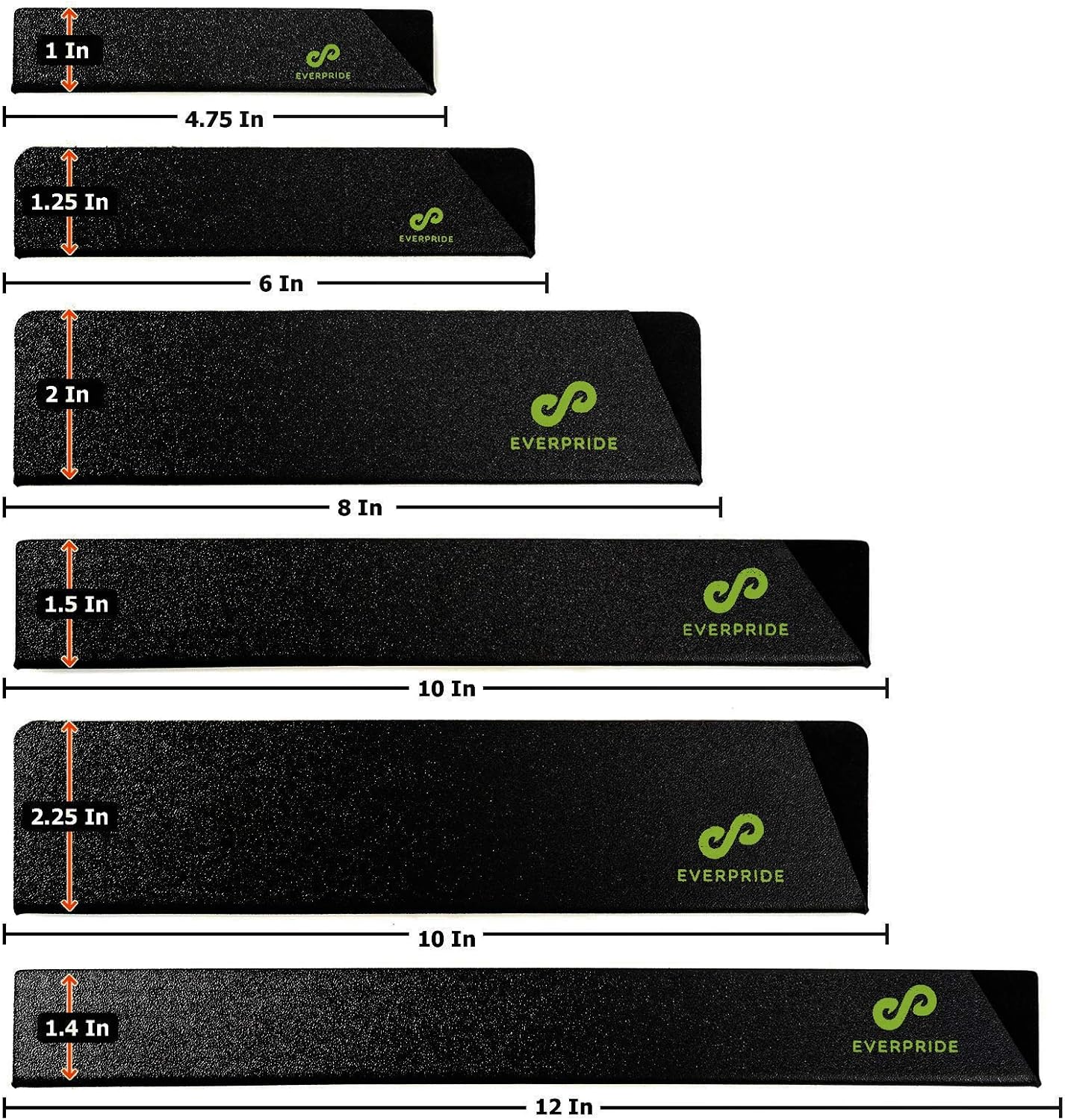 Chef Knife Sheath Set (7-Piece Set) Universal Blade Edge Cover Guards for Chef’s and Kitchen Knives – Durable, BPA-Free, Felt Lined, Sturdy ABS Plastic – Knives Not Included