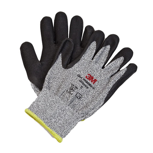 3M Comfort Grip Gloves, Cut Resistant ANSI 3, Size XL, 1 Pair, CGXL-CR, Nitrile Cutting Gloves, Medium-Duty, Washable, Knit-Cuffed, Long Lasting Durability